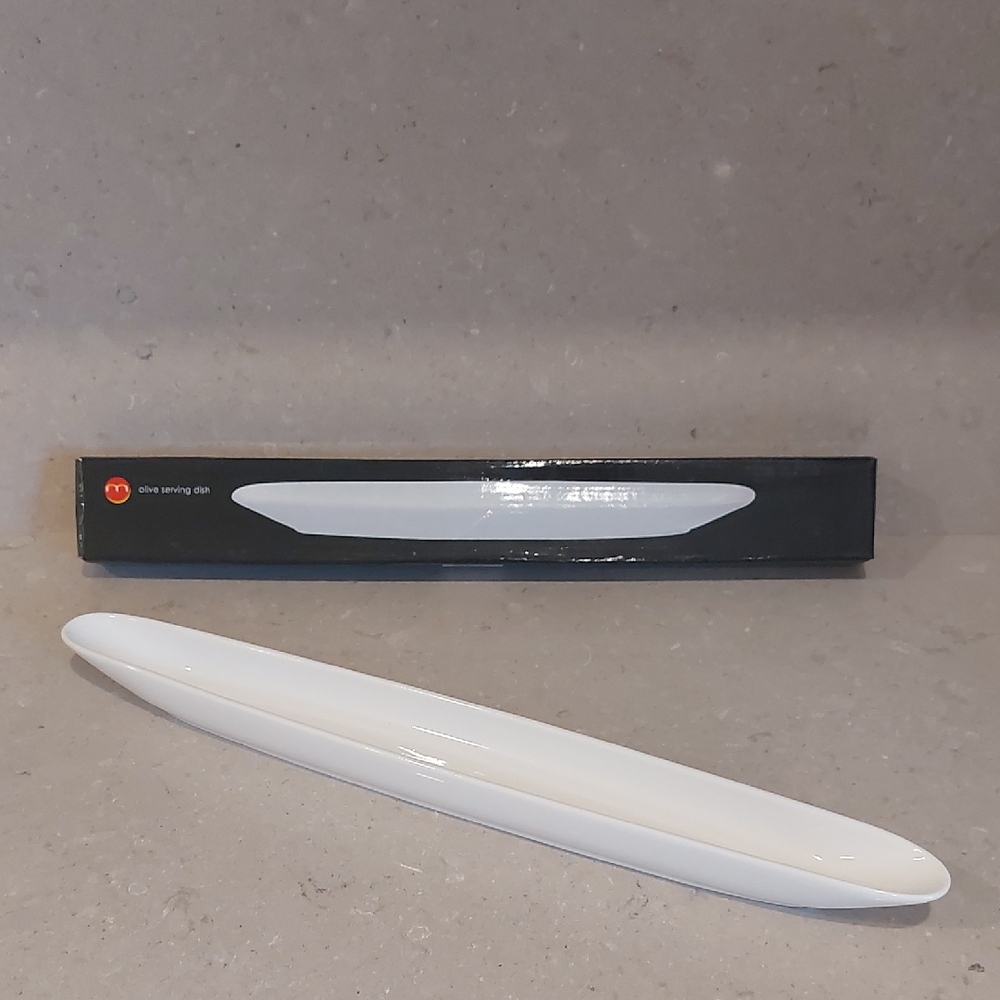 NWT, for Olives, White Serving Dish by